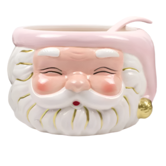 Santa Punch Bowl Pink