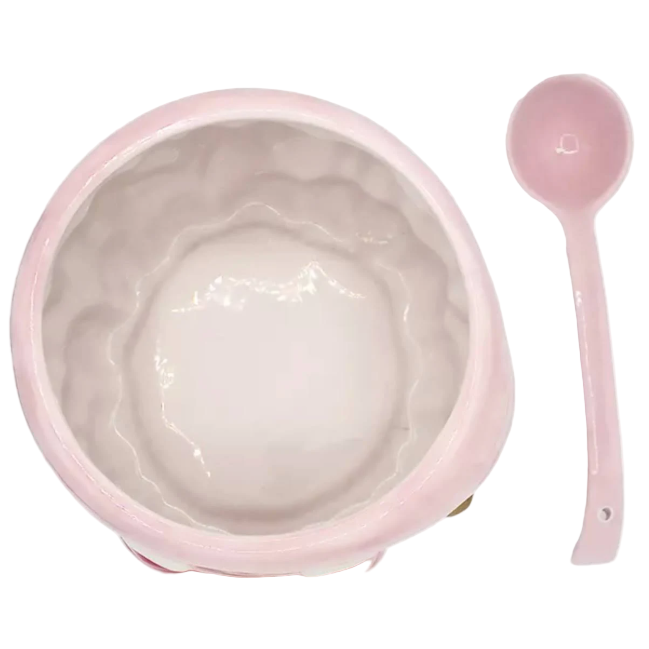 Santa Punch Bowl Pink