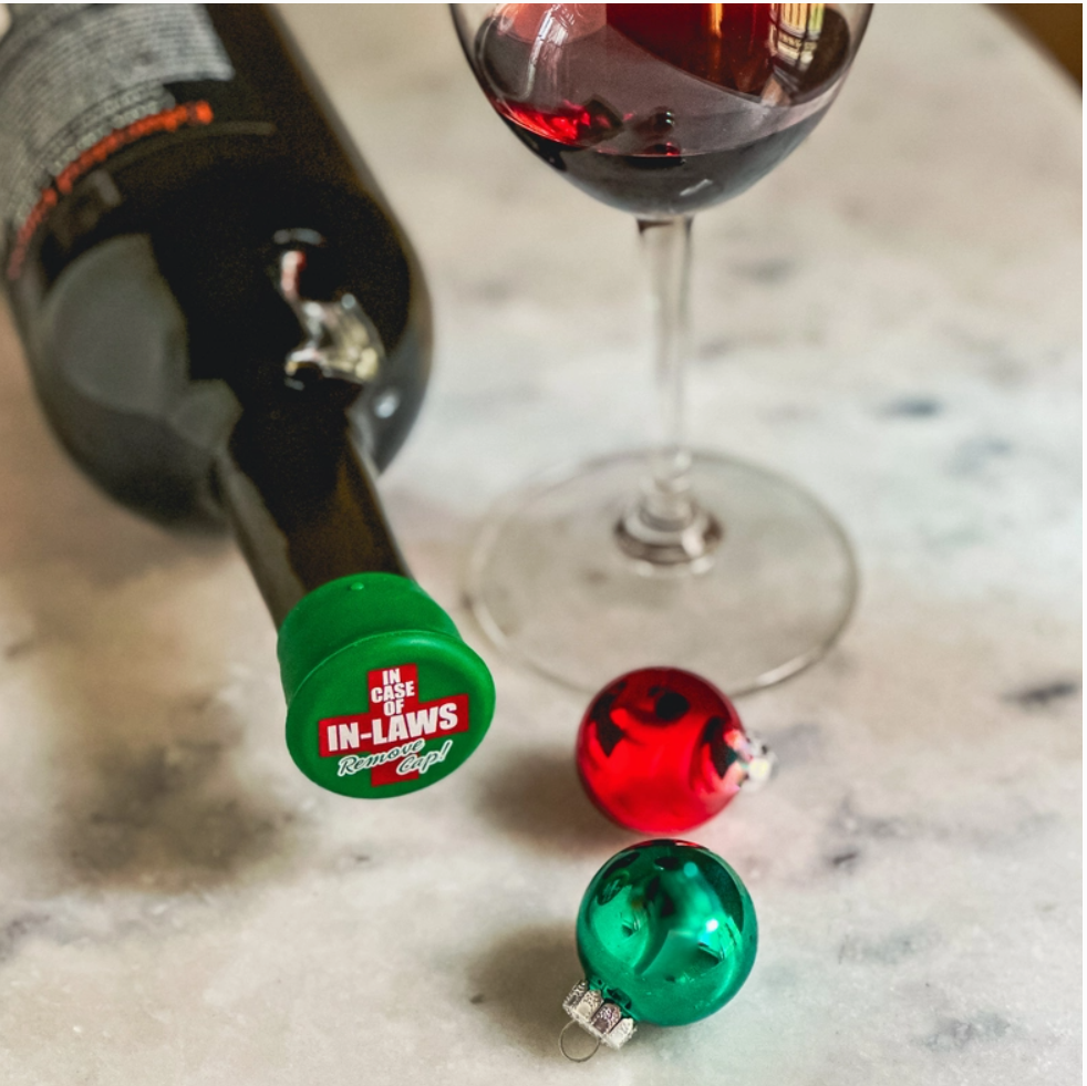 Holiday Wine Bottle Cap