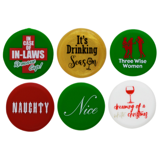 Holiday Wine Bottle Cap