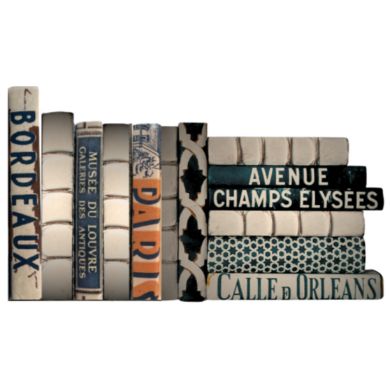 Decorative Books: Blue Location Themed