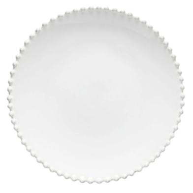 Costa Nova Pearl White Stoneware Charger Plate