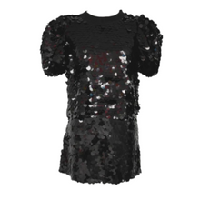 Load image into Gallery viewer, Queen of Sparkles Black Sequin Skirt
