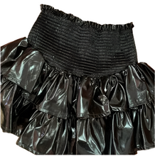 Load image into Gallery viewer, Queen Of Sparkles Black Ruffle Tiered Skirt
