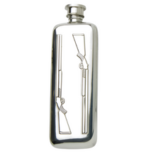 Load image into Gallery viewer, Pewter Shot Gun Boot Flask
