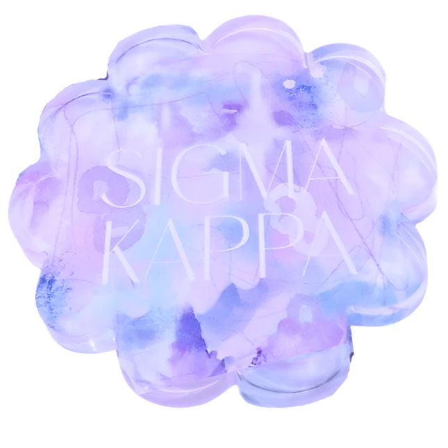 Sorority Watercolor Acrylic Coasters
