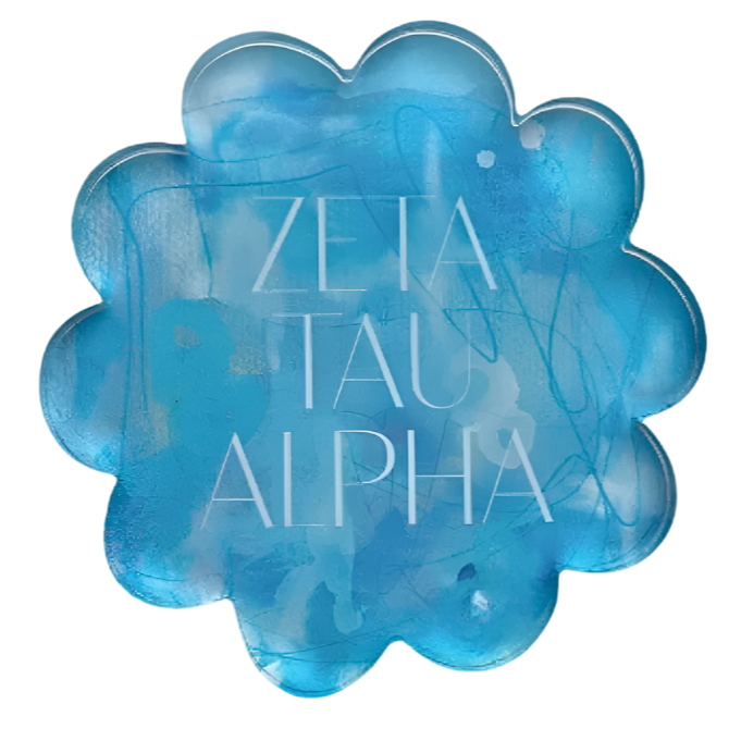 Sorority Watercolor Acrylic Coasters