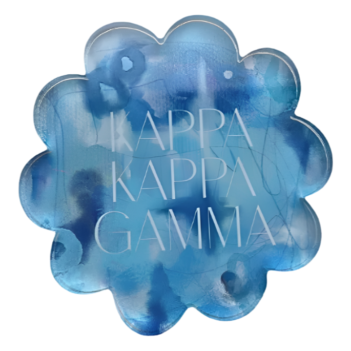 Sorority Watercolor Acrylic Coasters