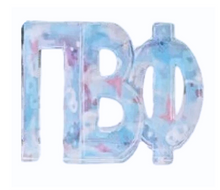 Load image into Gallery viewer, Sorority Watercolor Acrylic Shelf Letters
