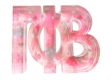 Load image into Gallery viewer, Sorority Watercolor Acrylic Shelf Letters
