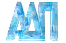 Load image into Gallery viewer, Sorority Watercolor Acrylic Shelf Letters
