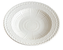 Load image into Gallery viewer, Creamware Basketweave Dinner Plate
