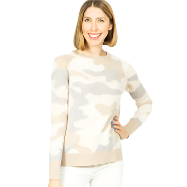 Camo Cashmere Sweater