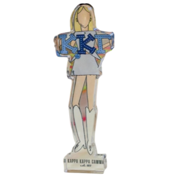 Kappa Kappa Gamma Acrylic Shelfie