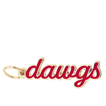 Load image into Gallery viewer, Georgia Bulldogs Enamel Script Charm
