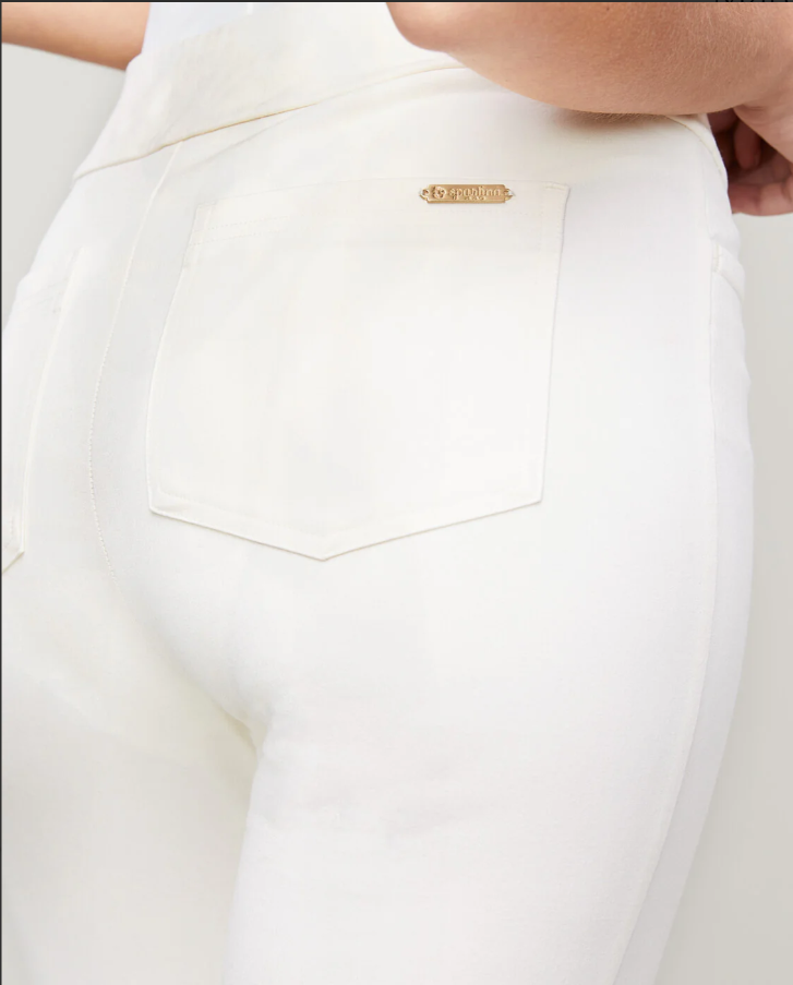 Cream Pull-On Pant