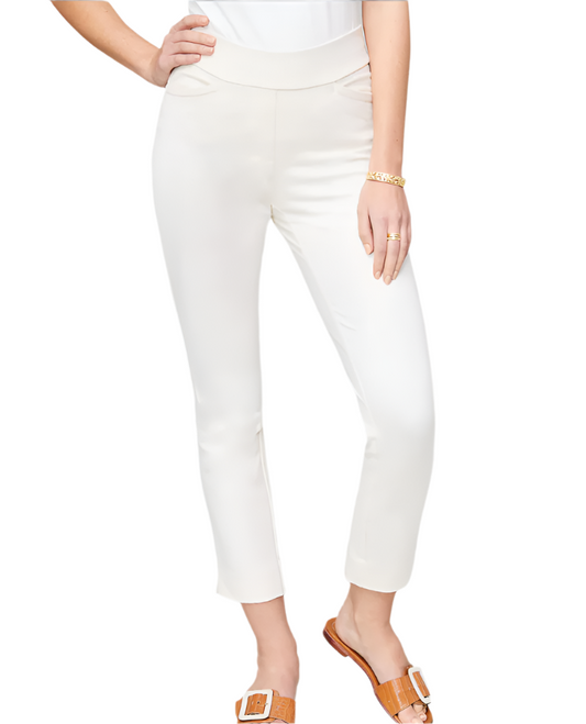 Cream Pull-On Pant