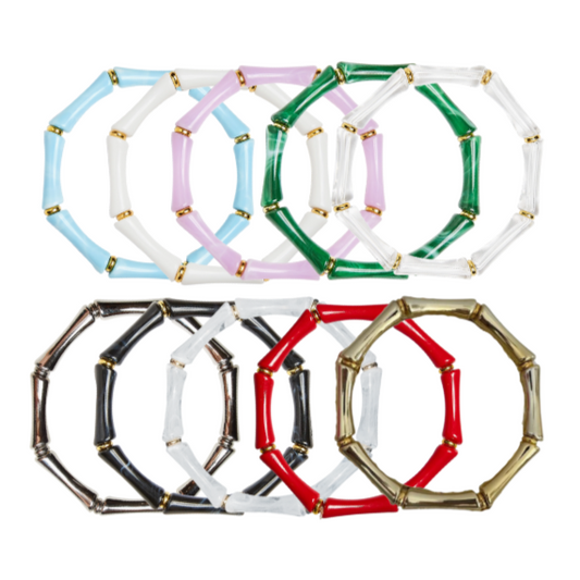Lucy Acrylic Bamboo Bracelet