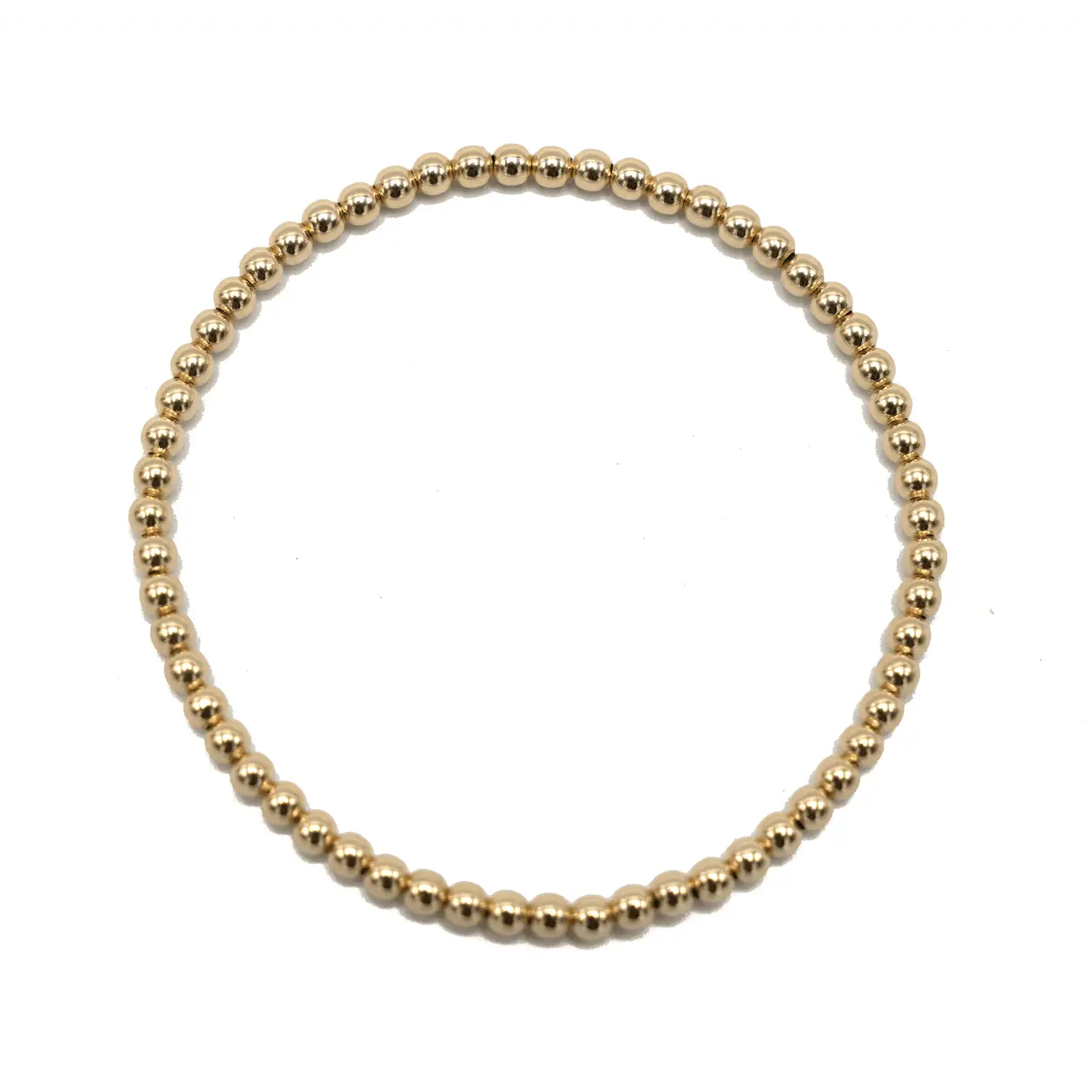 Erin Gray 3mm Gold Filled Karma waterproof bracelet 6.5"-7"-7.25"
