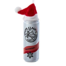 White Claus Seltzer Ornament