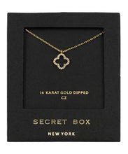 Load image into Gallery viewer, Clover Jeweled Necklace
