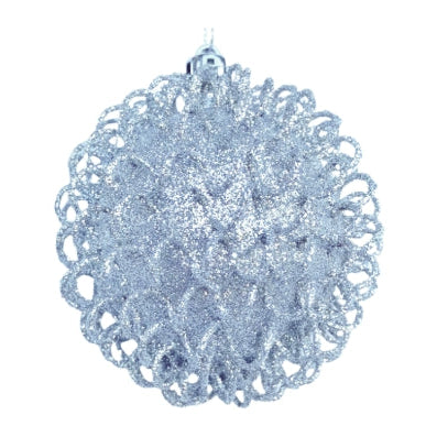 Glitter Wire Ball Ornament