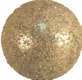 Shatterproof Gold Sugar Ball Ornament