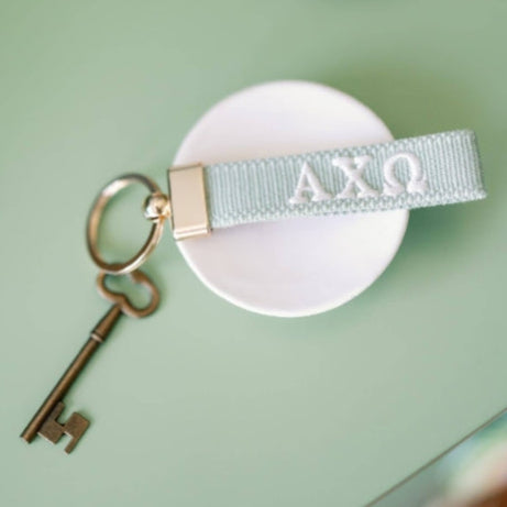 Sorority Embroidered Keychain