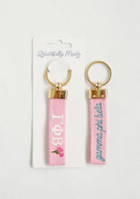Load image into Gallery viewer, Sorority Embroidered Keychain
