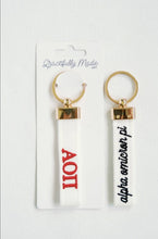Load image into Gallery viewer, Sorority Embroidered Keychain
