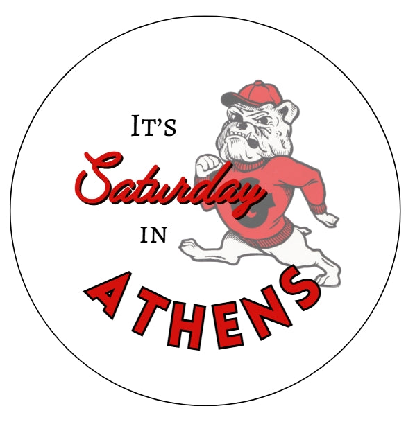 It's Saturday in Athens Button