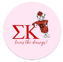 Load image into Gallery viewer, Sorority Loves the Dawgs Button
