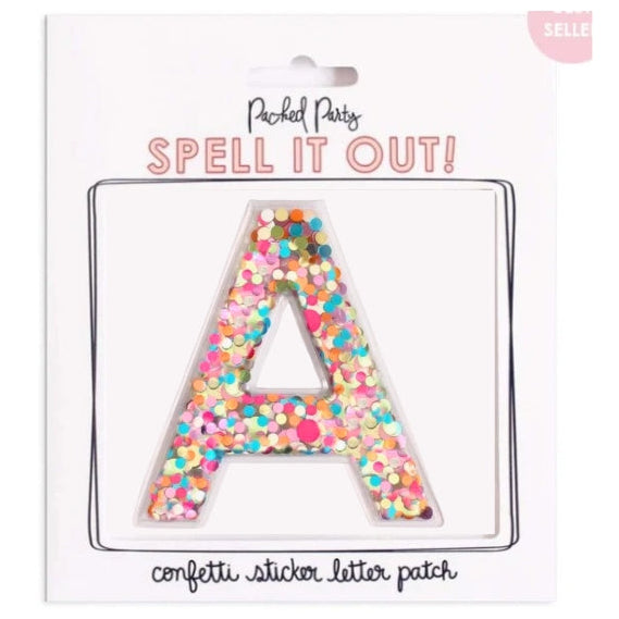 Stick To It Confetti Alphabet Letters