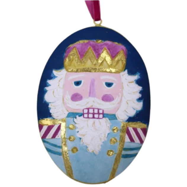 Nutcracker Oval Ornament