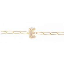 Load image into Gallery viewer, Rhinestone Initial Bracelet
