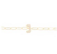 Load image into Gallery viewer, Rhinestone Initial Bracelet
