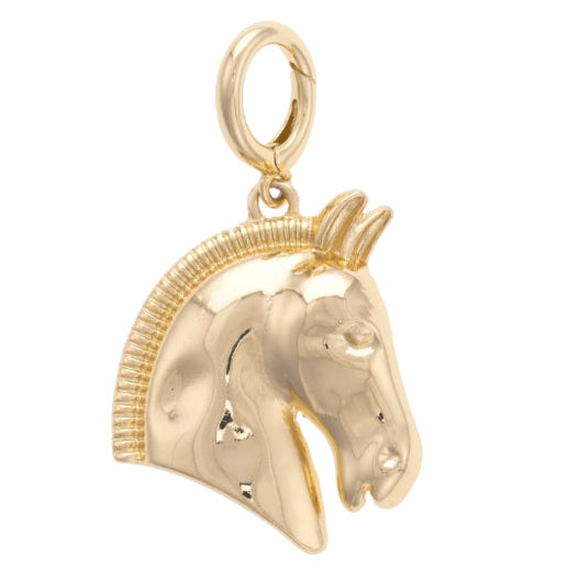 Horse Bust Pendant Charm