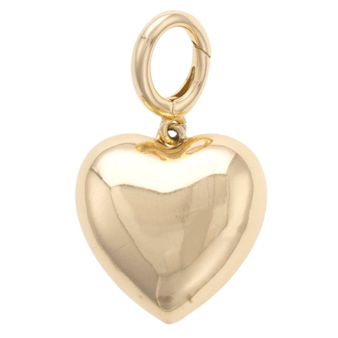 Puffy Heart Pendant Charm