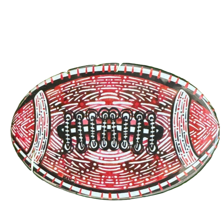 Chan Art Football Pin