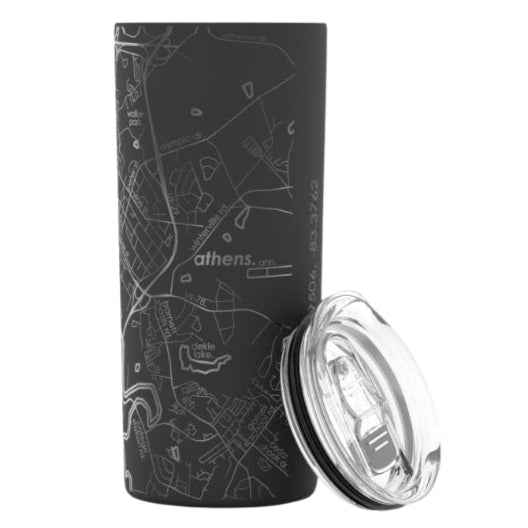 Athens Map 16 oz Insulated Tumbler