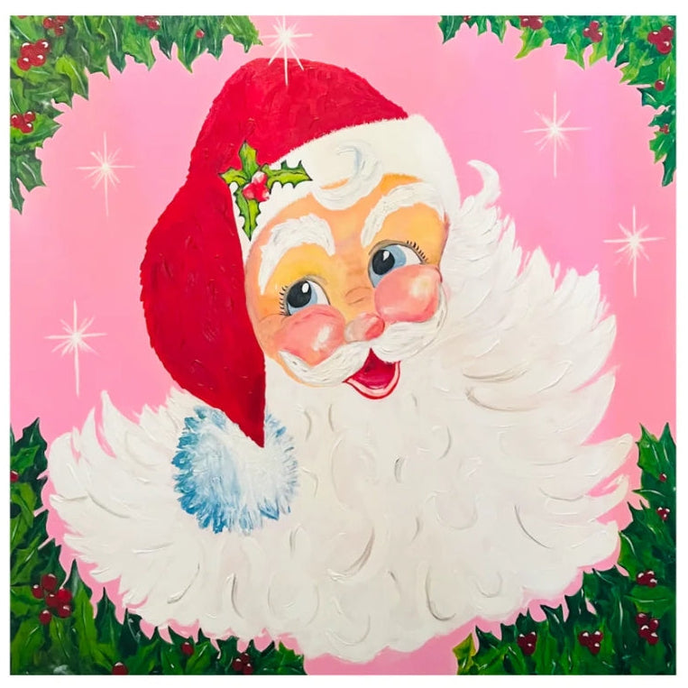 Jolly Santa Art Painting