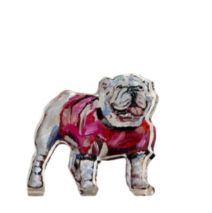 Acrylic Shelfie: Gameday Bulldog Small