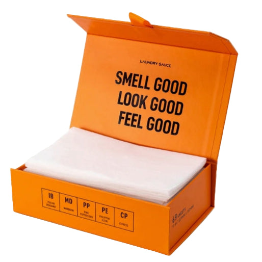 Laundry Sauce Dryer Sheets Italian Bergamot