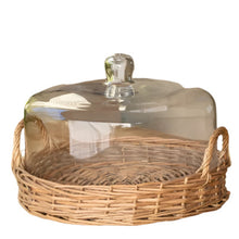 Load image into Gallery viewer, Large Cloche Covered Basket
