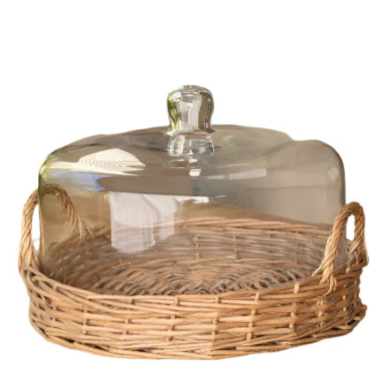 Large Cloche Covered Basket