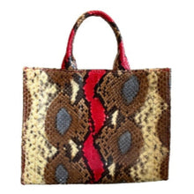 Load image into Gallery viewer, Red Python Handbag
