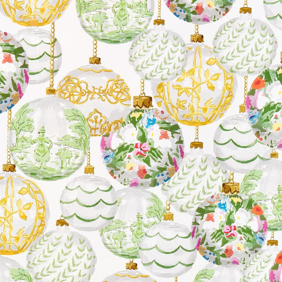 Savannah White Gift Wrap Roll