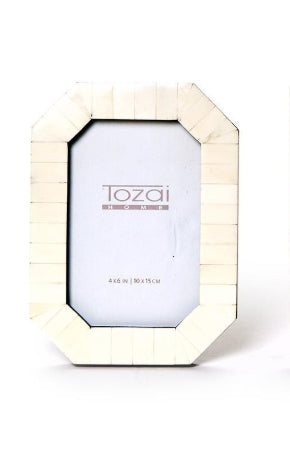 Octagon Bone Photo Frame