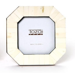 Octagon Bone Photo Frame