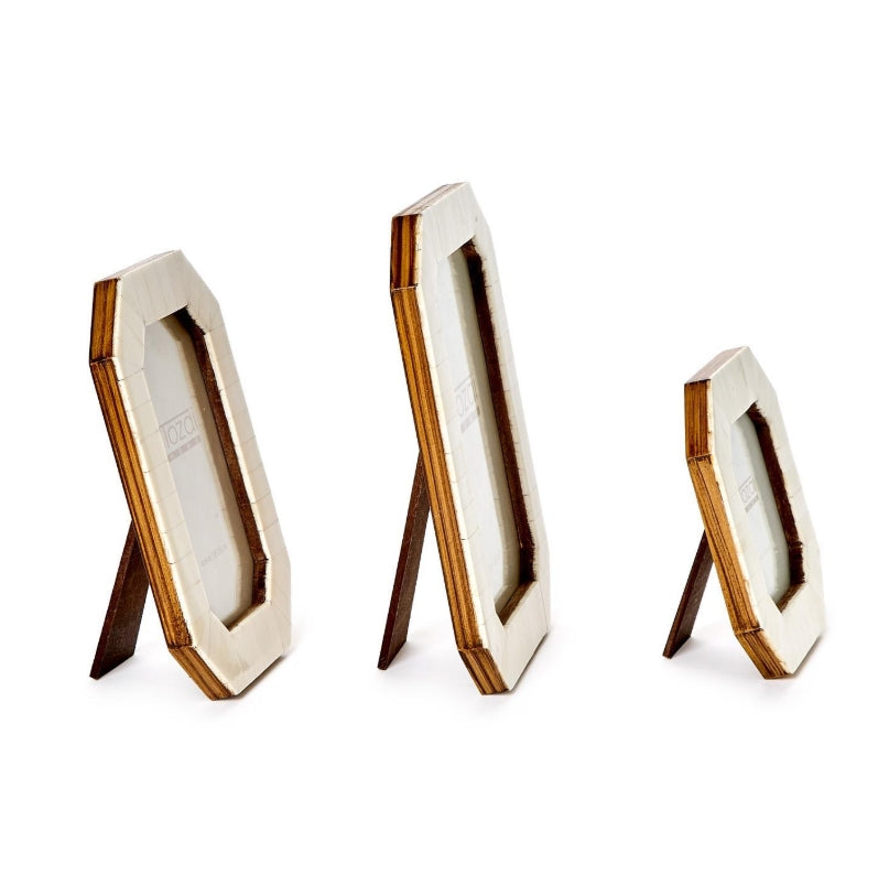 Octagon Bone Photo Frame
